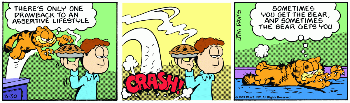 Garfield, March 30, 1985
