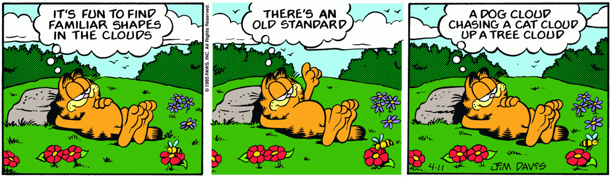 Garfield, April 11, 1985