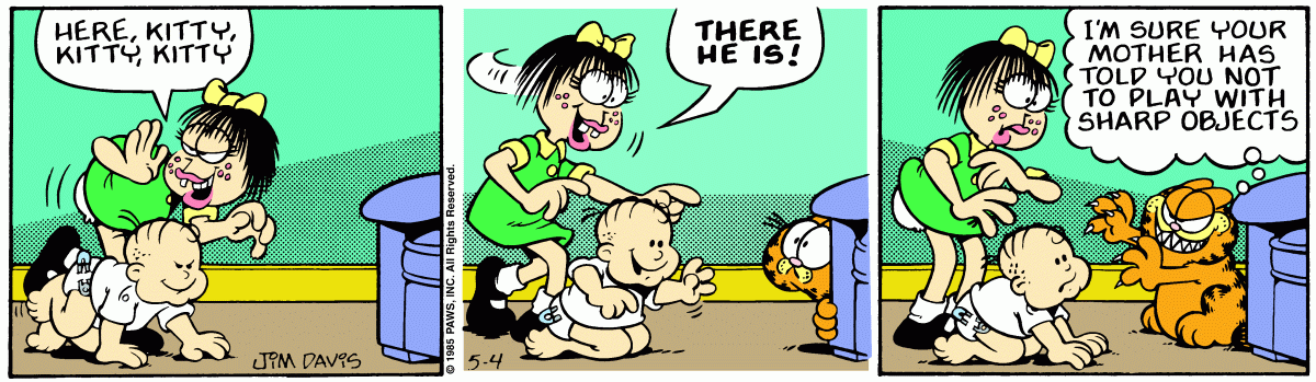 Garfield, May 4, 1985
