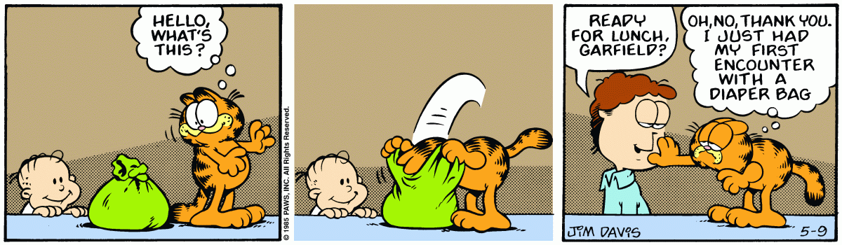 Garfield, May 9, 1985