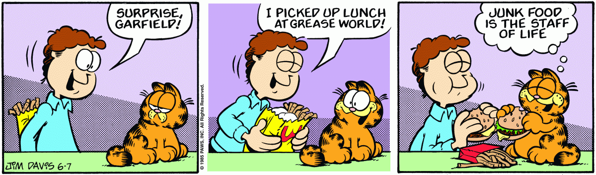 Garfield, June 7, 1985