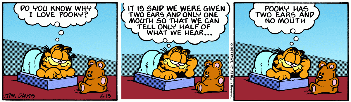 Garfield, June 13, 1985