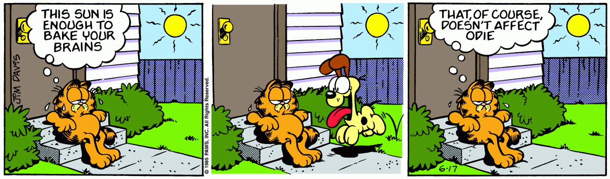Garfield, June 17, 1985