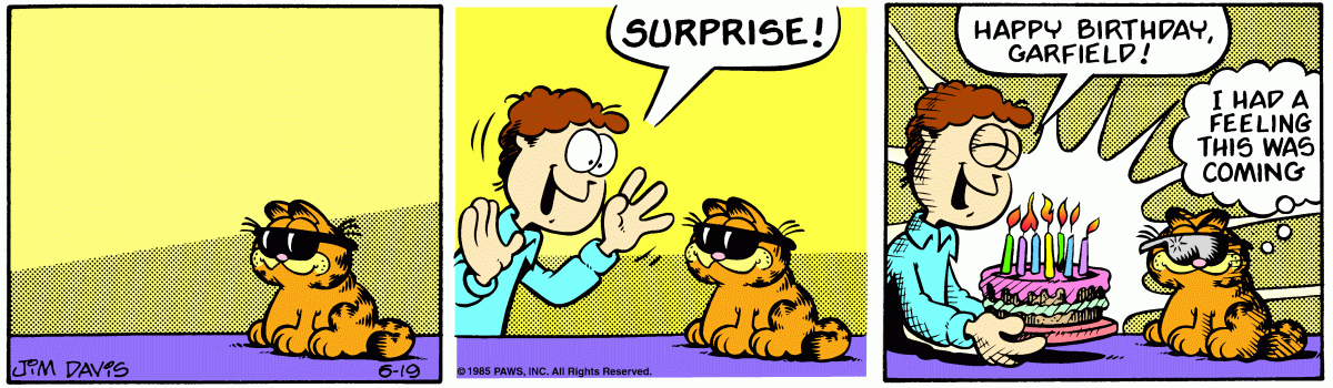 Garfield, June 19, 1985