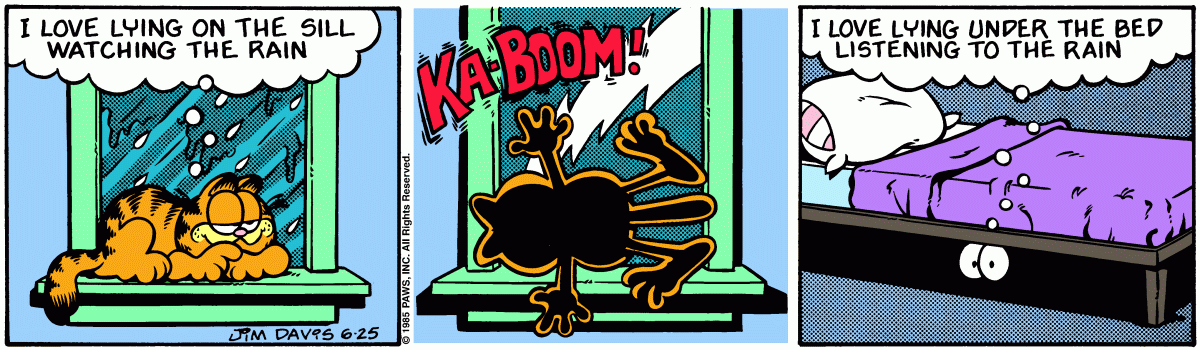 Garfield, June 25, 1985