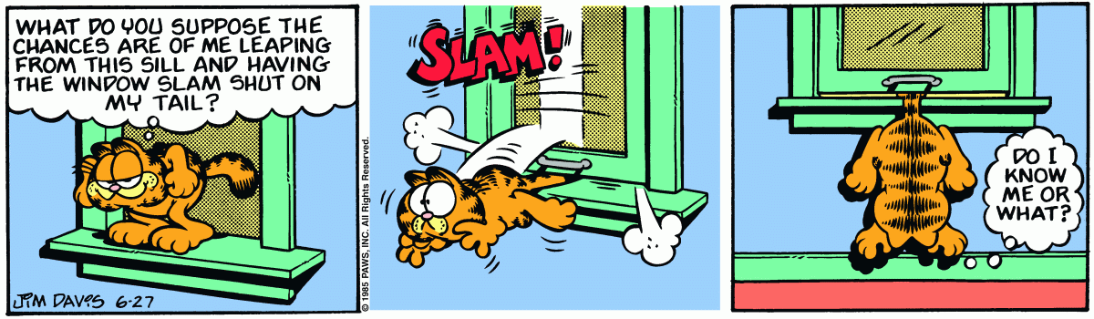 Garfield, June 27, 1985