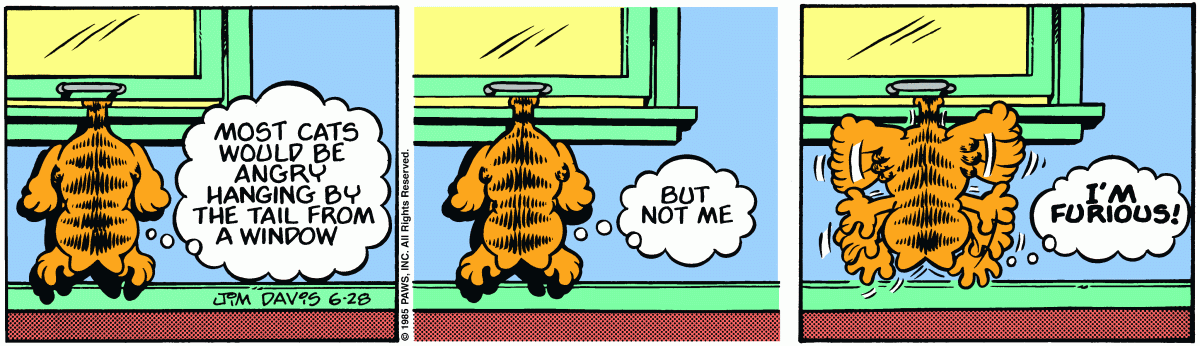 Garfield, June 28, 1985