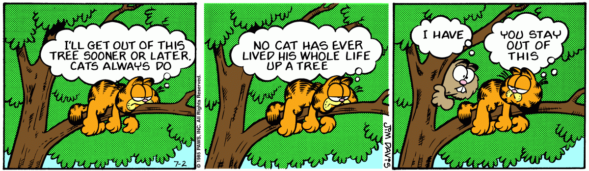 Garfield, July 2, 1985