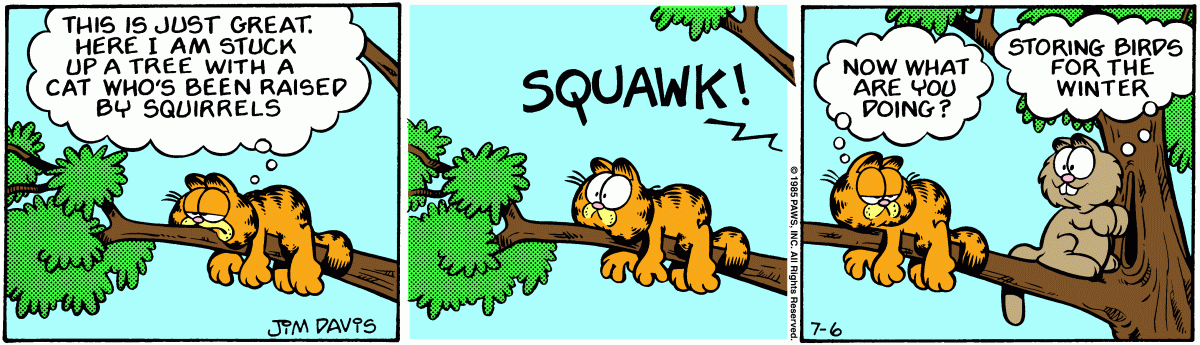 Garfield, July 6, 1985