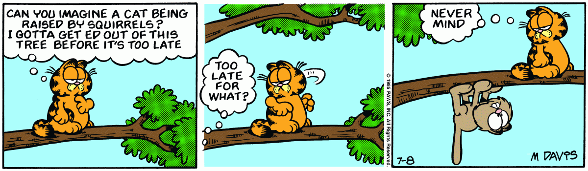 Garfield, July 8, 1985