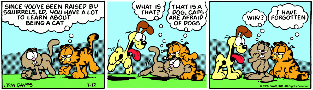 Garfield, July 12, 1985