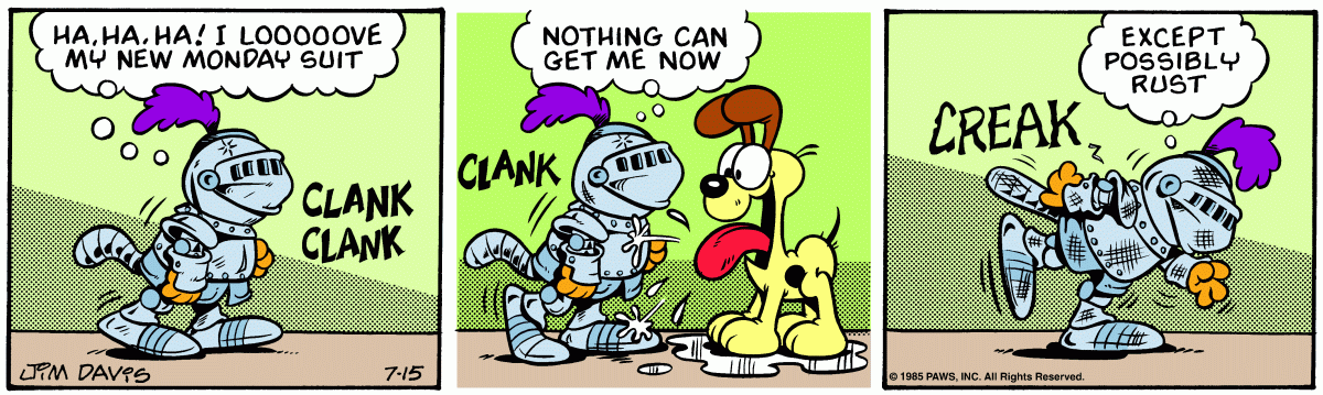 Garfield, July 15, 1985