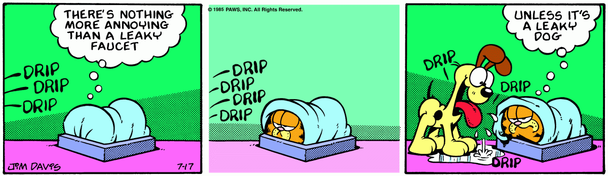 Garfield, July 17, 1985