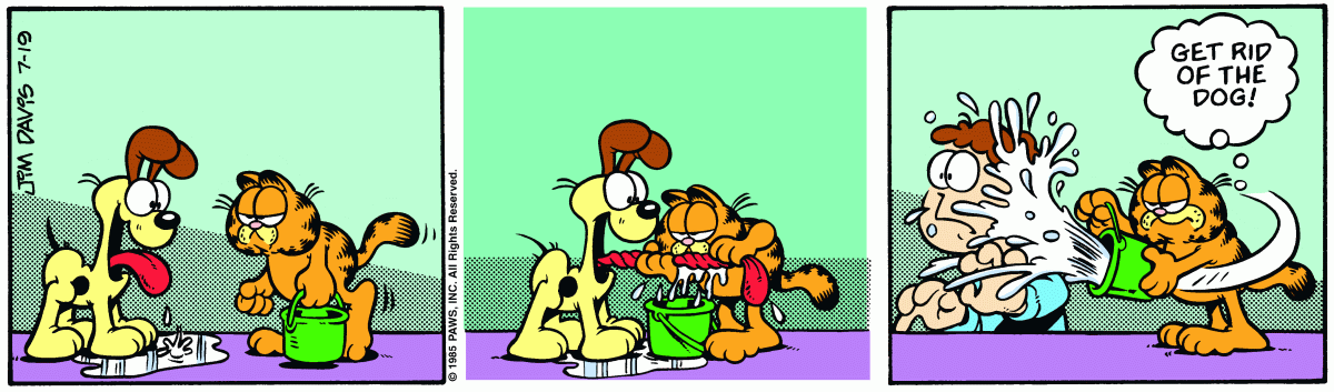Garfield, July 19, 1985
