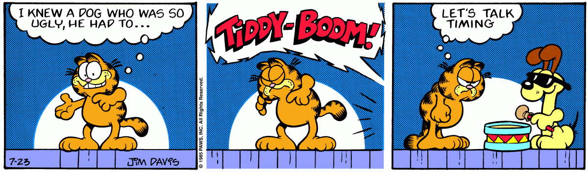 Garfield, July 23, 1985
