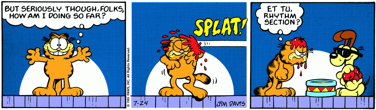 Garfield, July 24, 1985