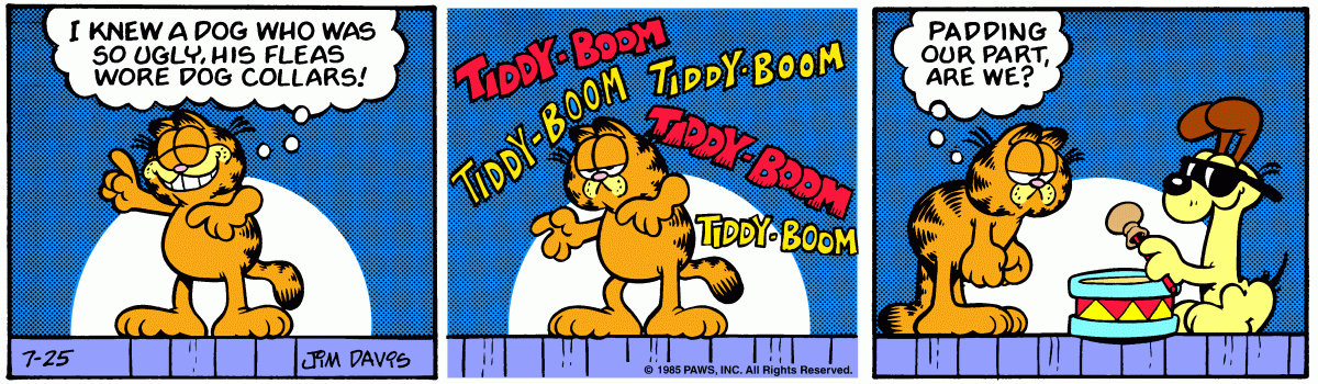 Garfield, July 25, 1985