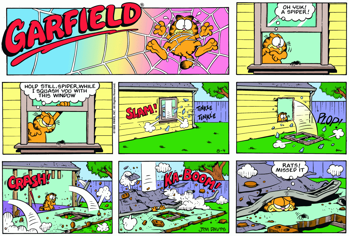 Garfield, August 4, 1985