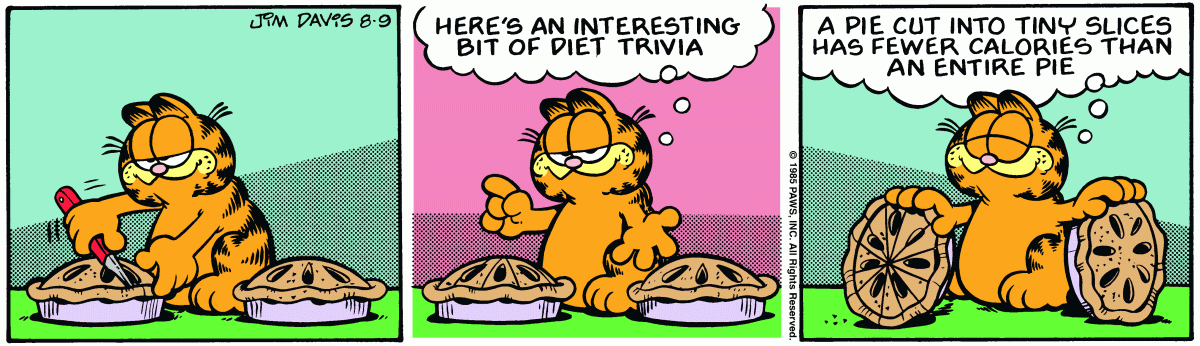 Garfield, August 9, 1985