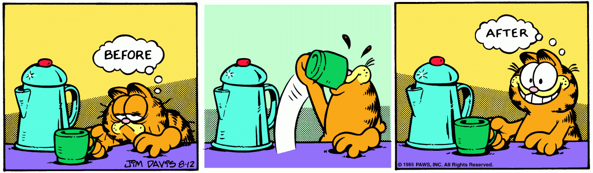 Garfield, August 12, 1985