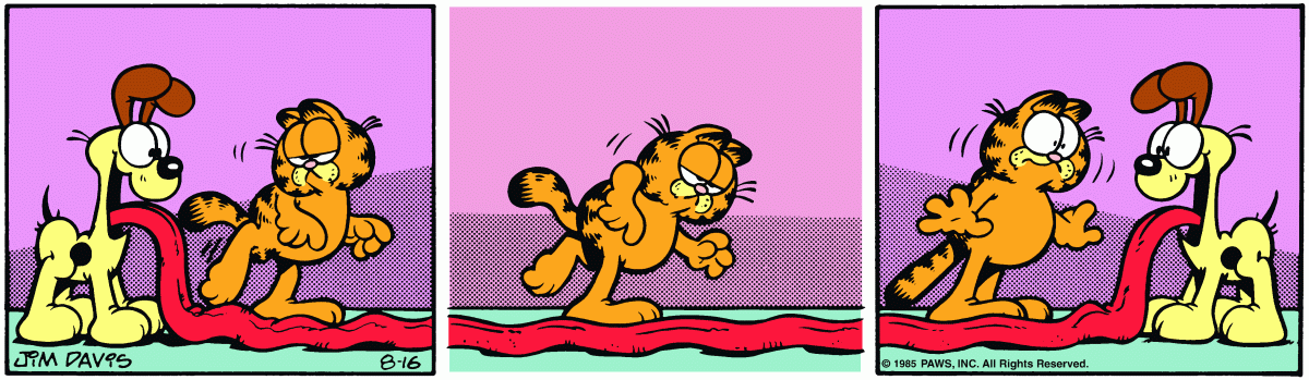 Garfield, August 16, 1985