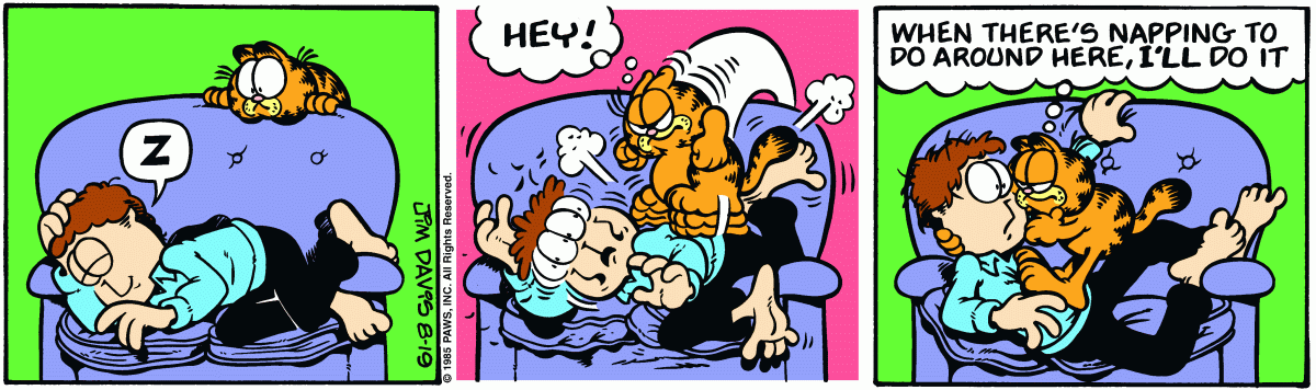 Garfield, August 19, 1985