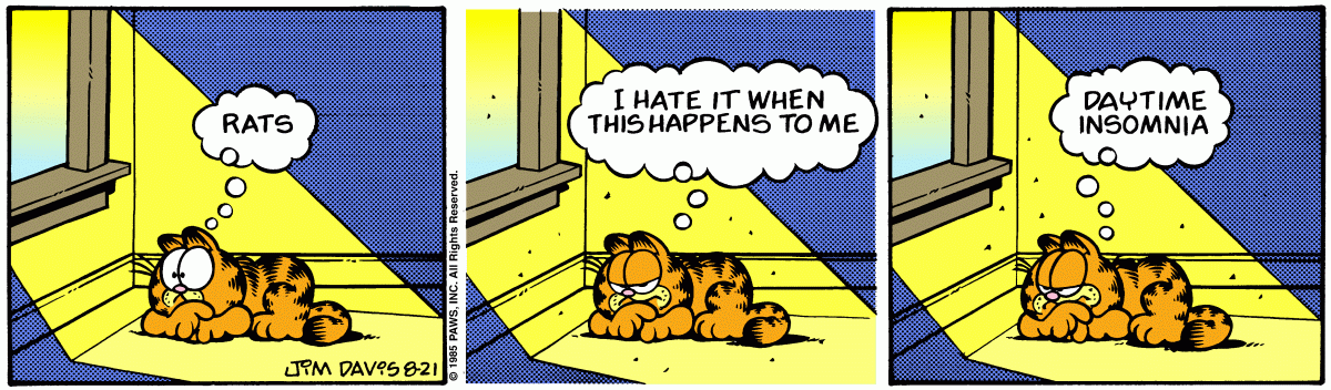 Garfield, August 21, 1985