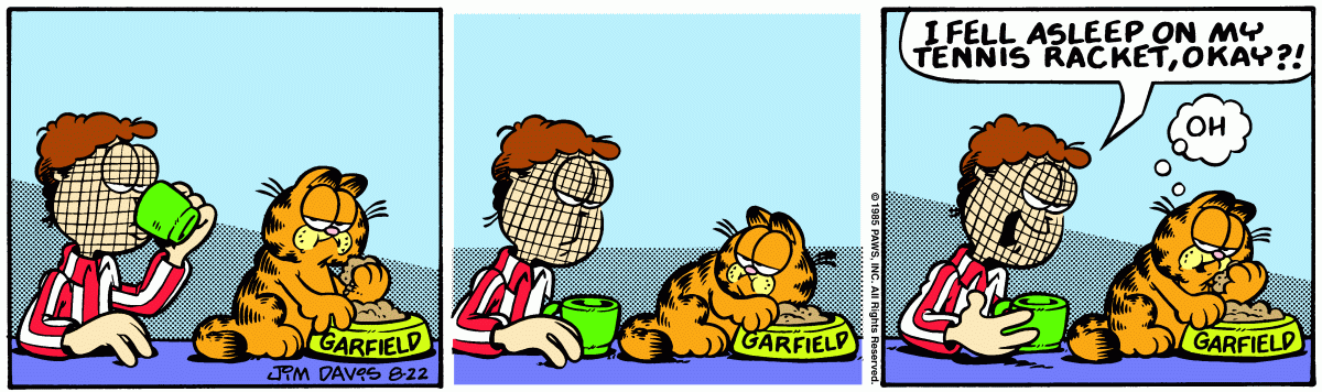 Garfield, August 22, 1985