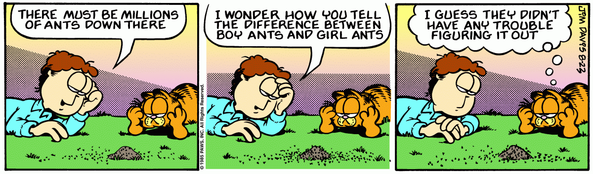 Garfield, August 23, 1985