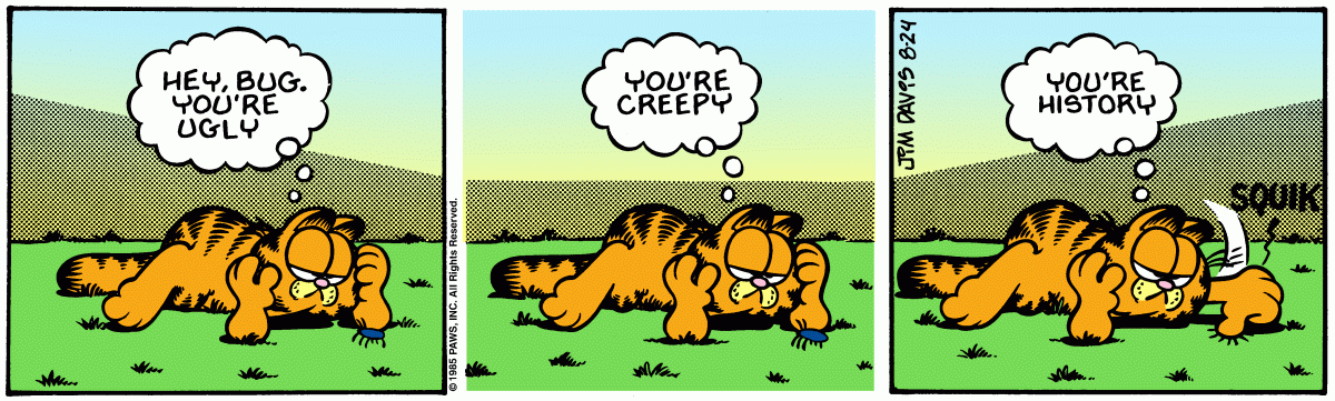 Garfield, August 24, 1985