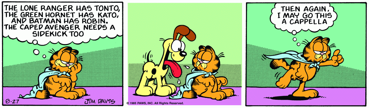 Garfield, August 27, 1985