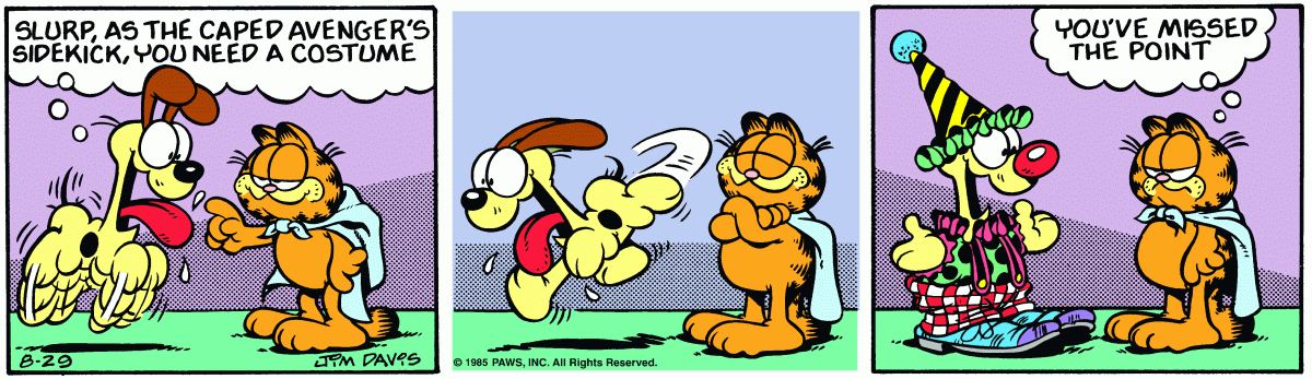Garfield, August 29, 1985
