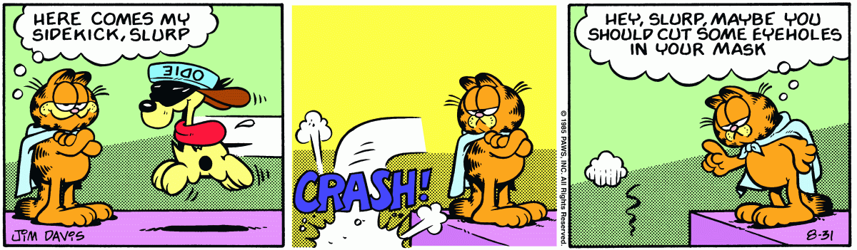 Garfield, August 31, 1985
