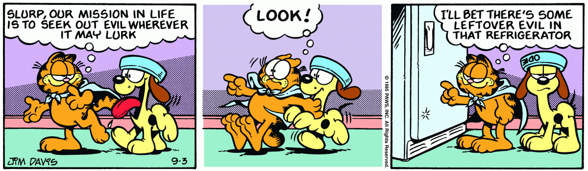 Garfield, September 3, 1985