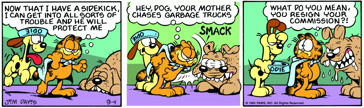 Garfield, September 4, 1985