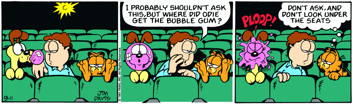 Garfield, September 11, 1985