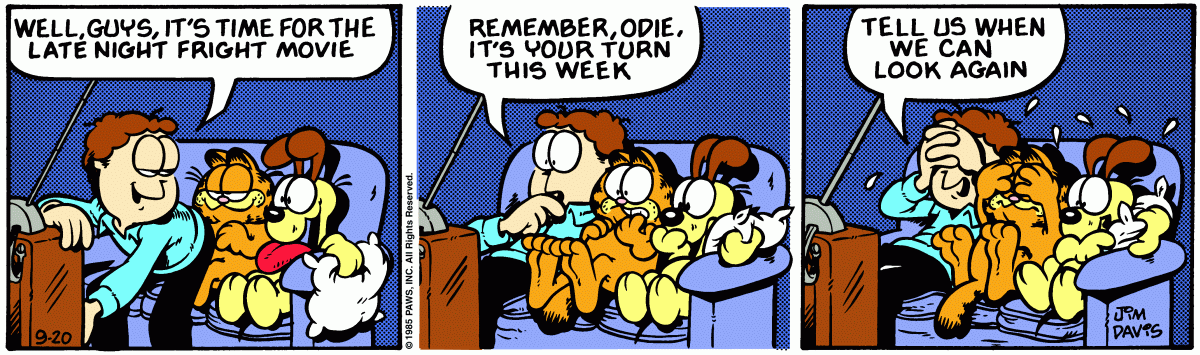 Garfield, September 20, 1985