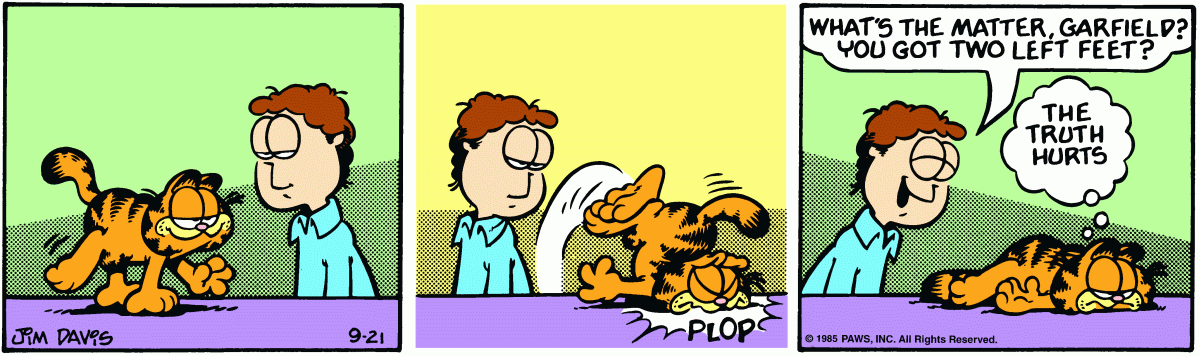 Garfield, September 21, 1985