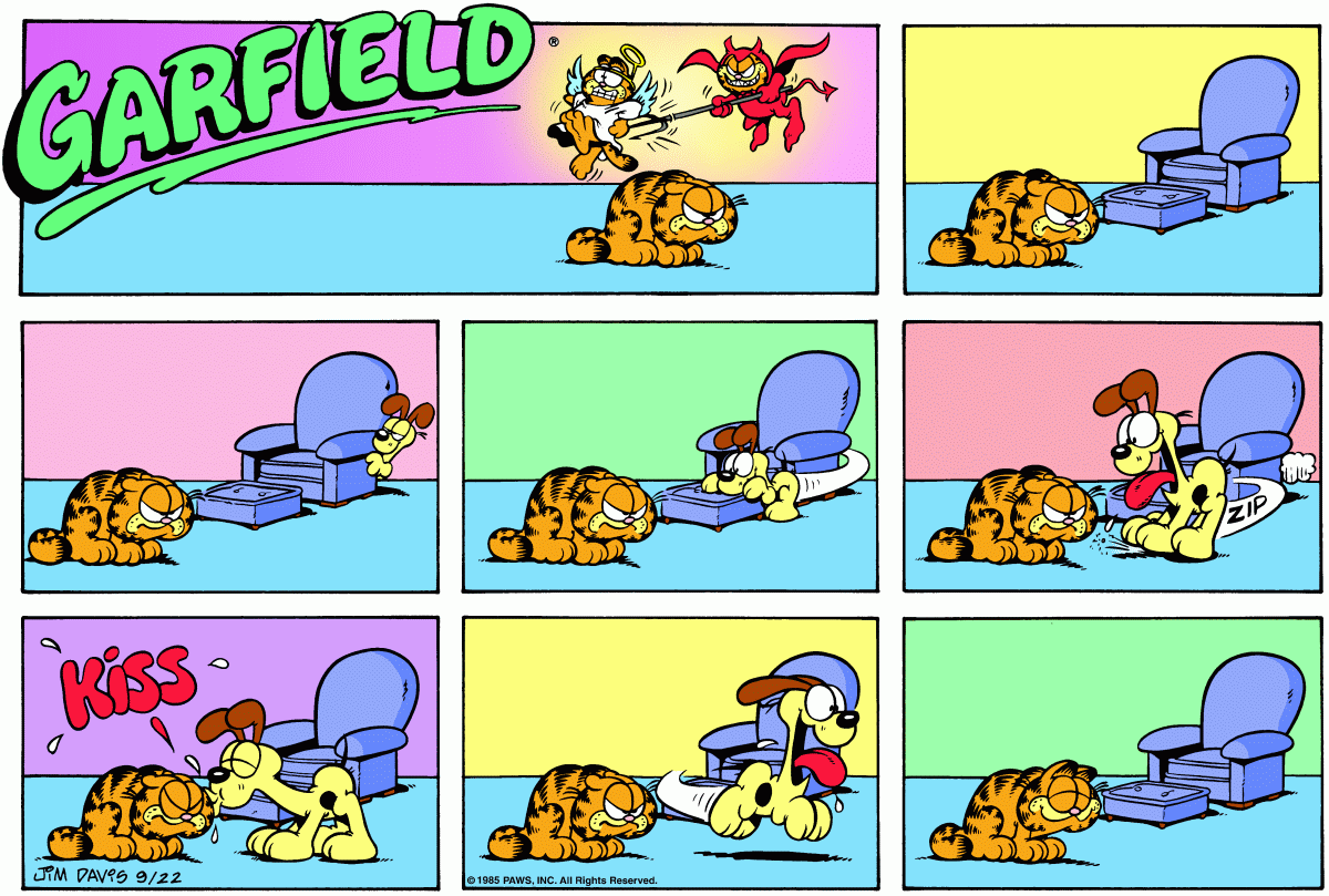 Garfield, September 22, 1985
