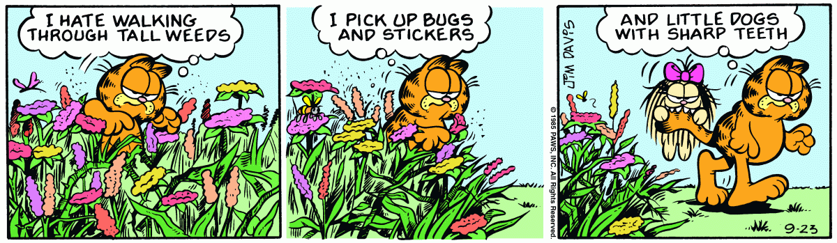 Garfield, September 23, 1985