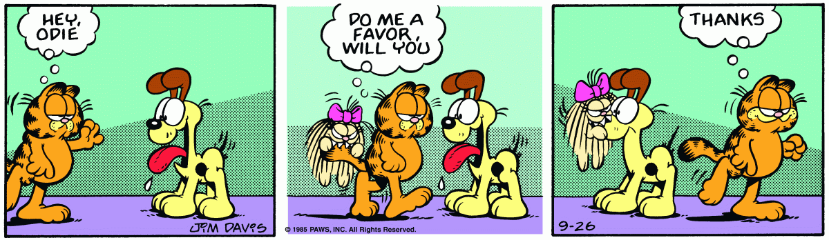 Garfield, September 26, 1985