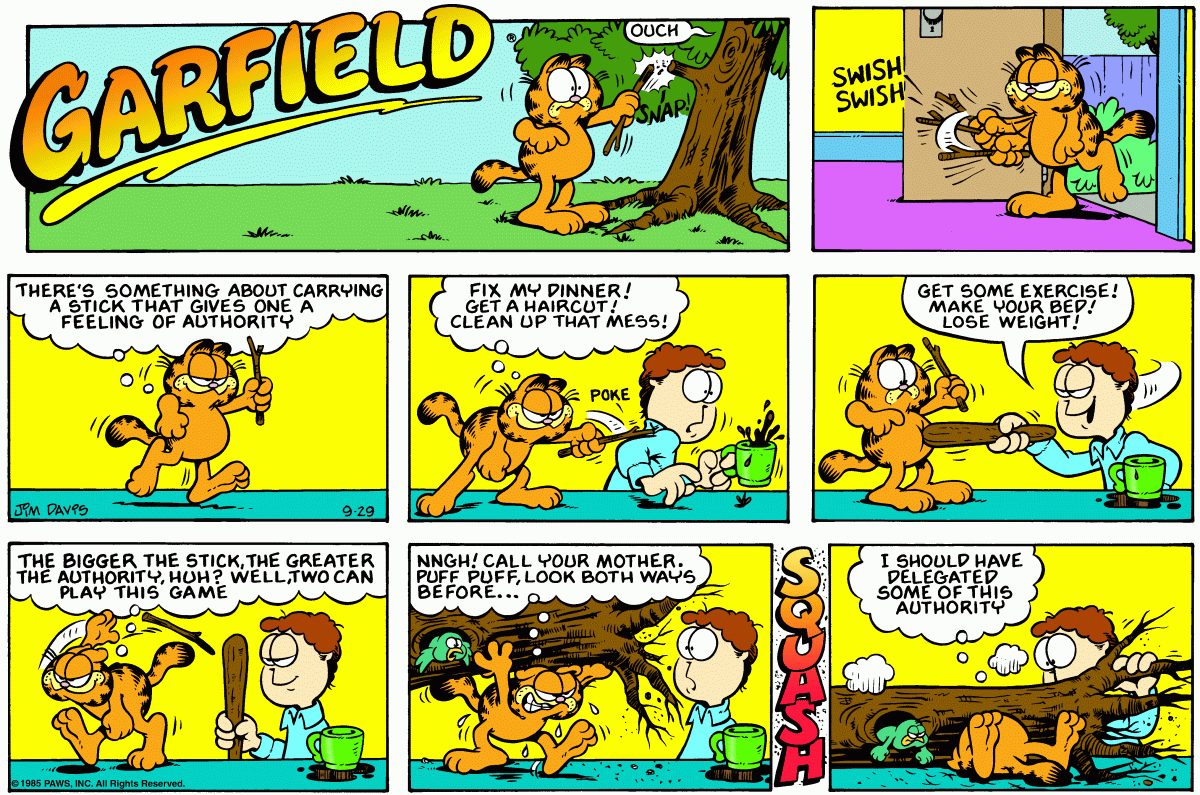 Garfield, September 29, 1985