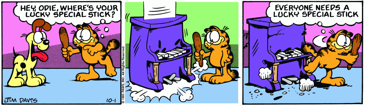 Garfield, October 1, 1985