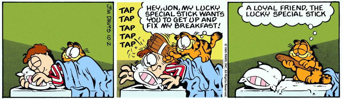 Garfield, October 2, 1985