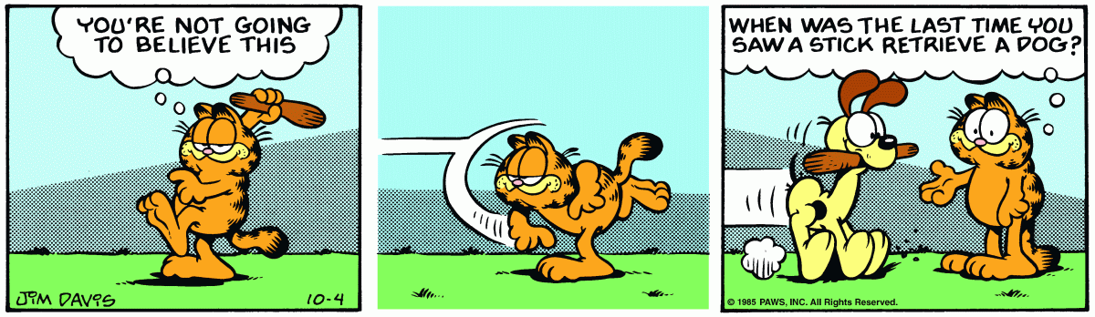Garfield, October 4, 1985