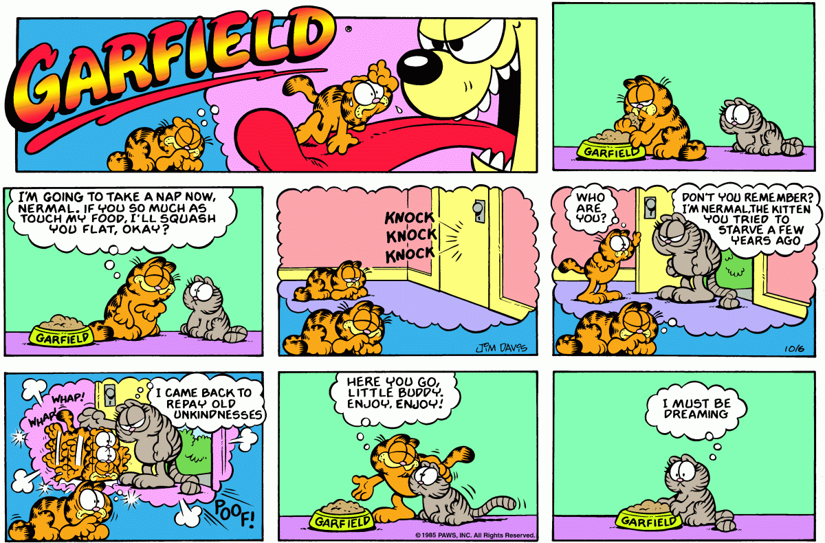 Garfield, October 6, 1985
