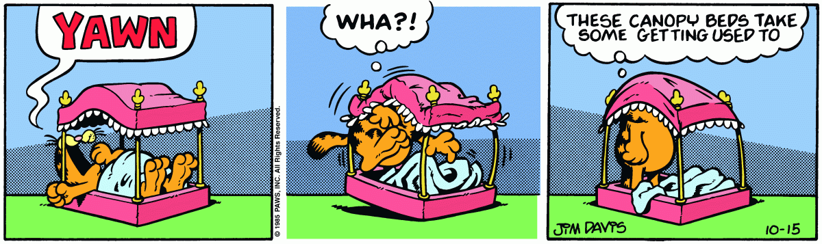 Garfield comic strip for Tuesday, October 15, 1985