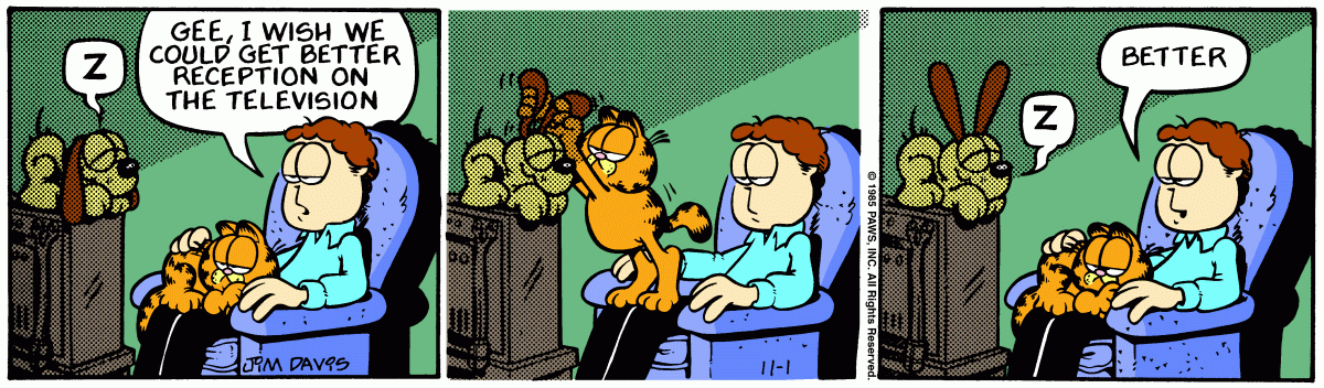 Garfield, November 1, 1985