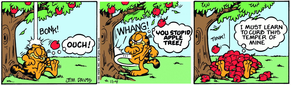 Garfield comic strip for Monday, November 4, 1985