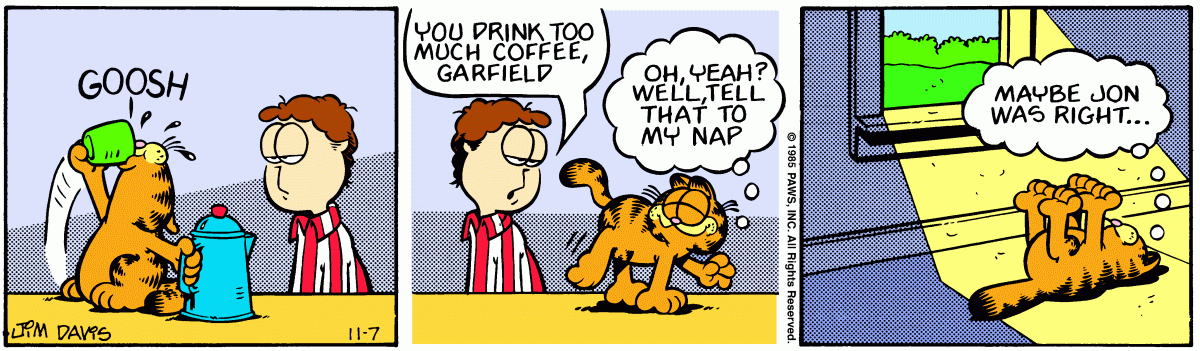 Garfield, November 7, 1985